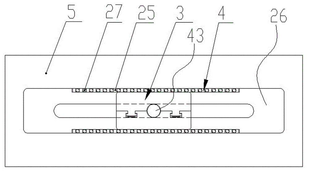 Two-way bearing heavy load guide rail pair