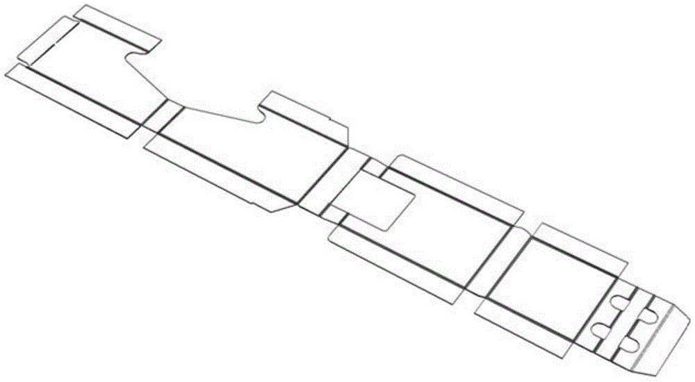 An automatic opening and closing cardboard packaging box