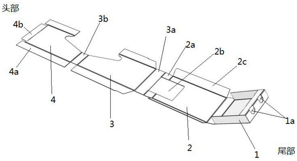 An automatic opening and closing cardboard packaging box