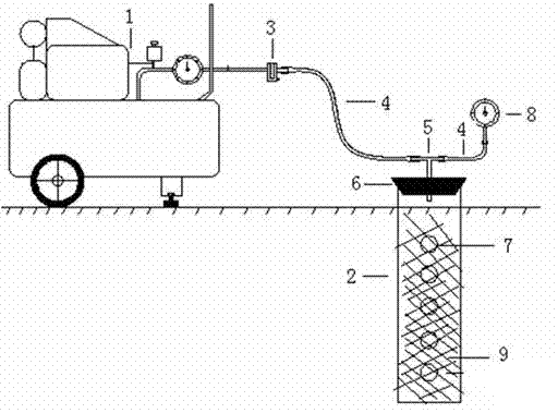 Dynamic in-situ monitoring system and measuring method for soil profile moisture