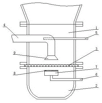 Pulverized coal fluidizing and injection device for blast furnace