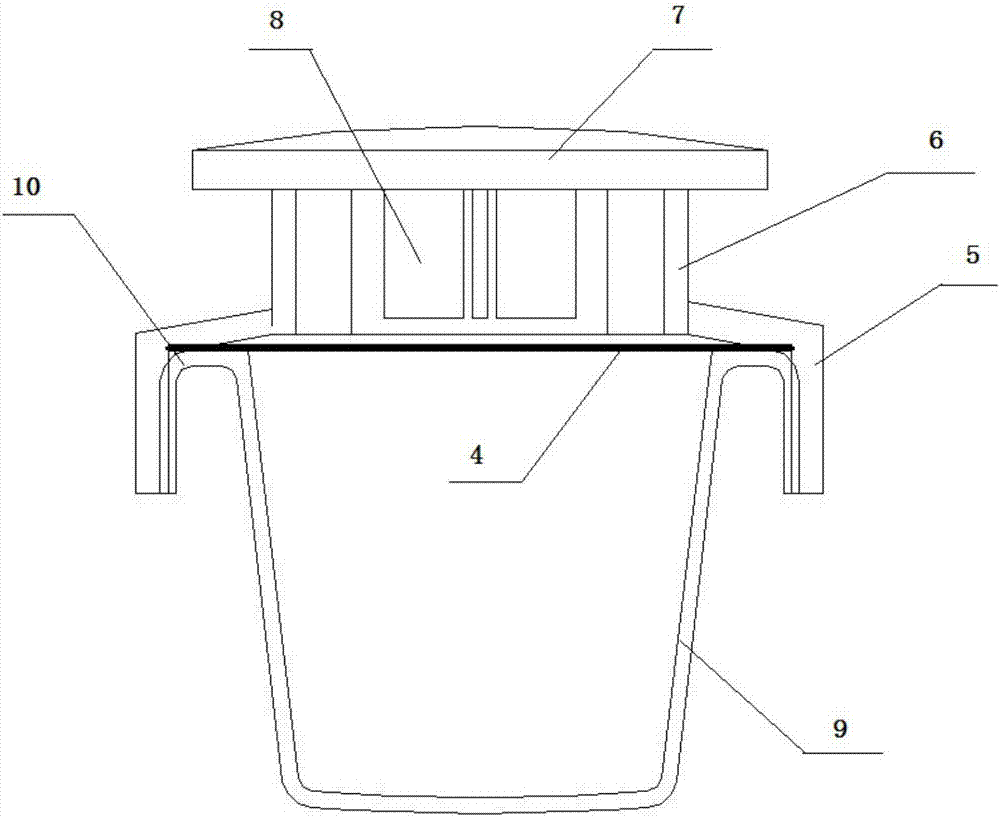 Ventilation processing method applicable to pot opening fungi bag and vent cap