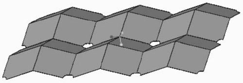A polyhedron-based array spray cooling surface