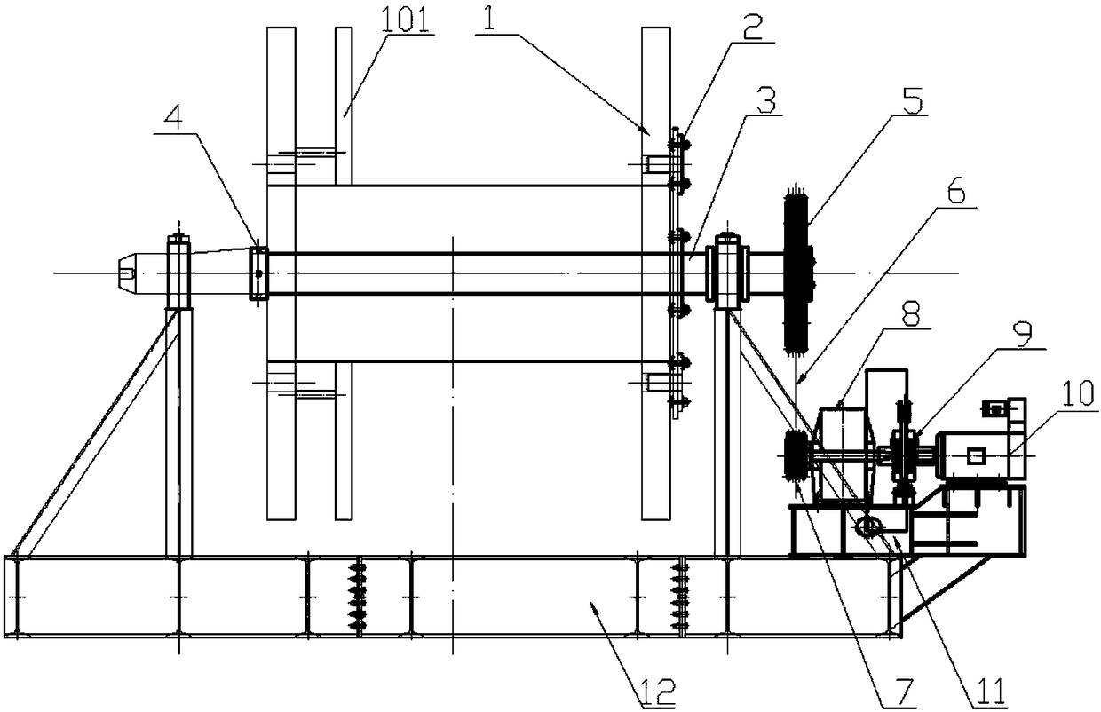 steel-cable-collecting-and-releasing-device-and-steel-cable-collecting-and-releasing-method