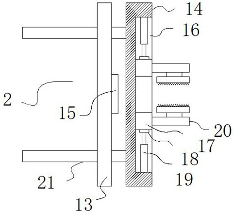 Straightening device for aluminum profile machining