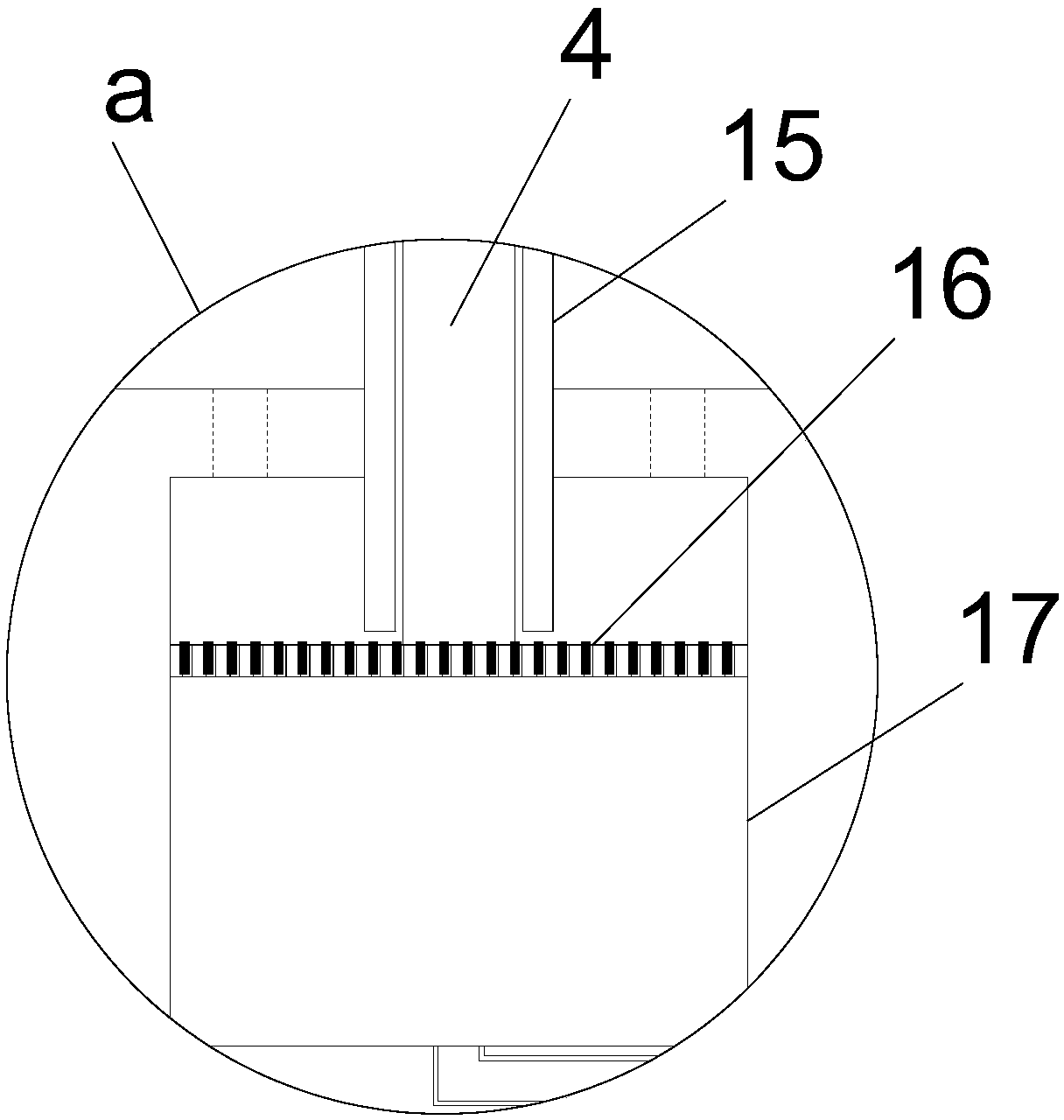 Pneumatic feedback type automobile shock suppressing and absorbing device