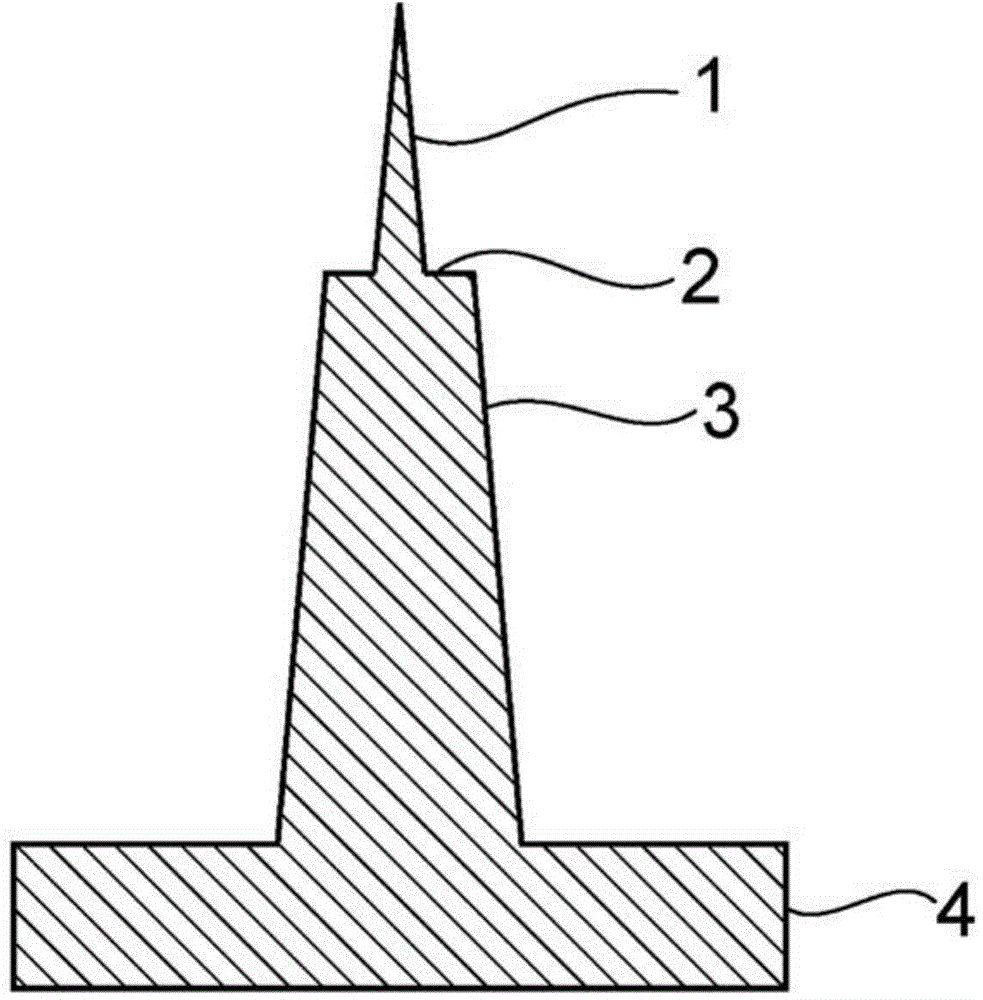 Medicine-holding microneedle array and process for producing same