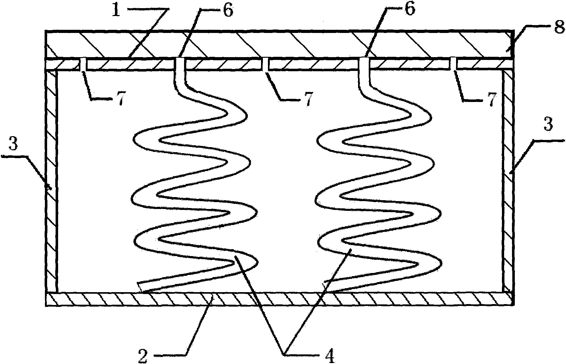 Composite resonance sound absorption device of tube bundle perforated plate