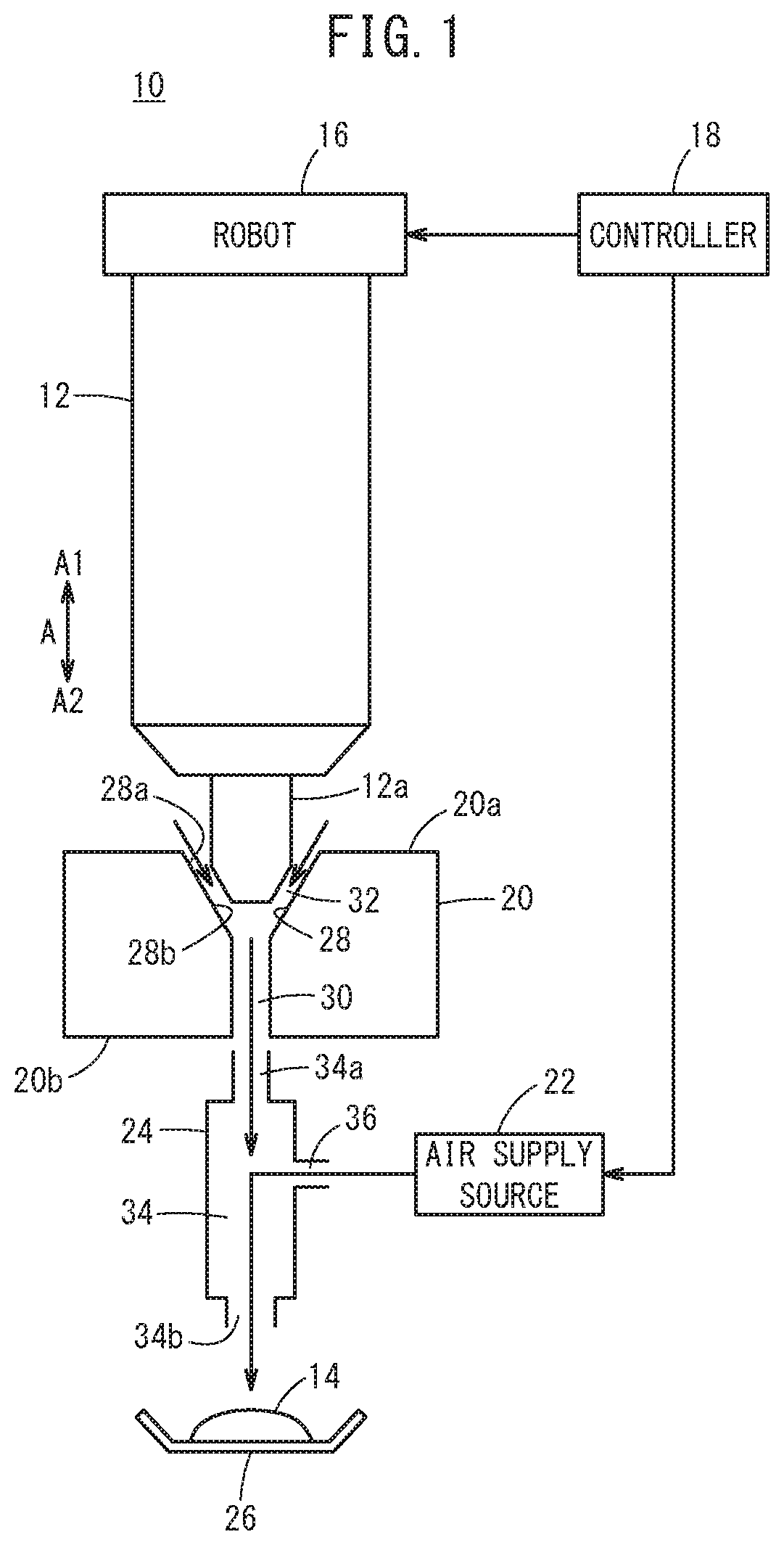 Nozzle deposit removing device and method of nozzle deposit removal