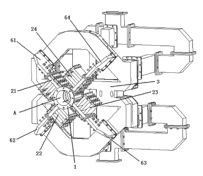 A c-band dual-frequency dual-polarization feed component