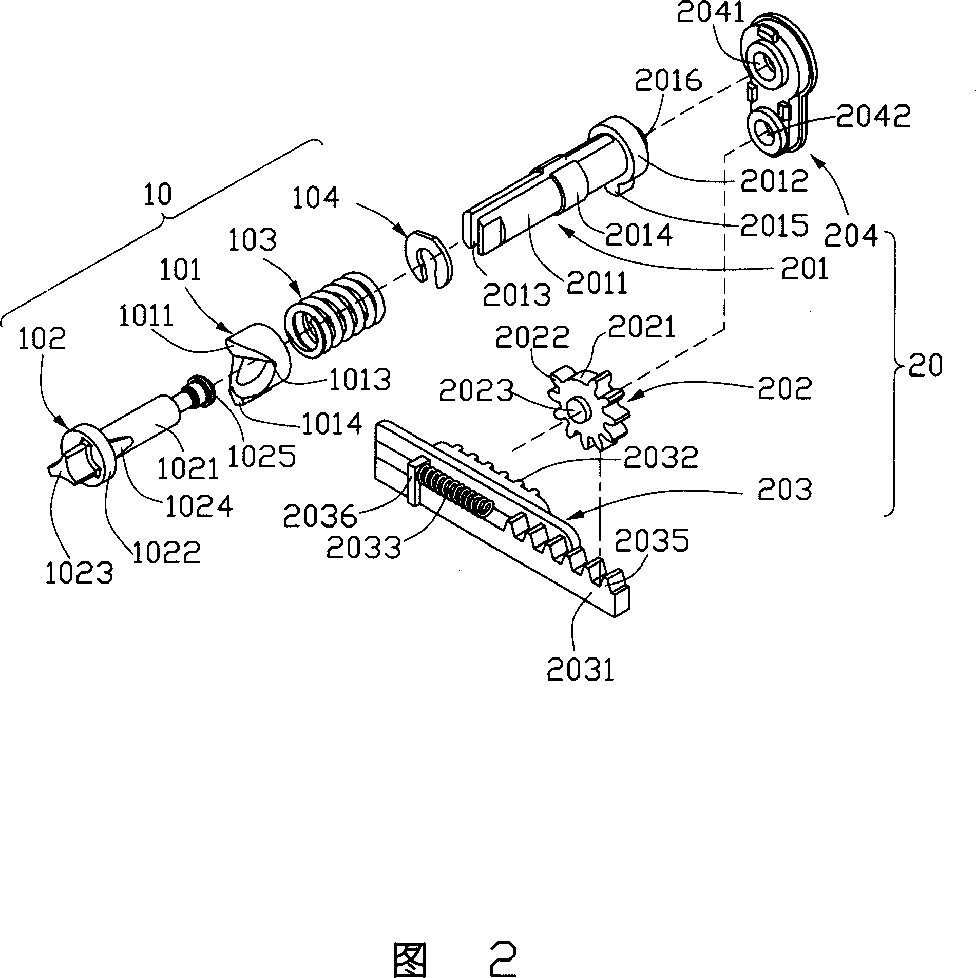 Hinge structure and portable electron device using said hinge structure