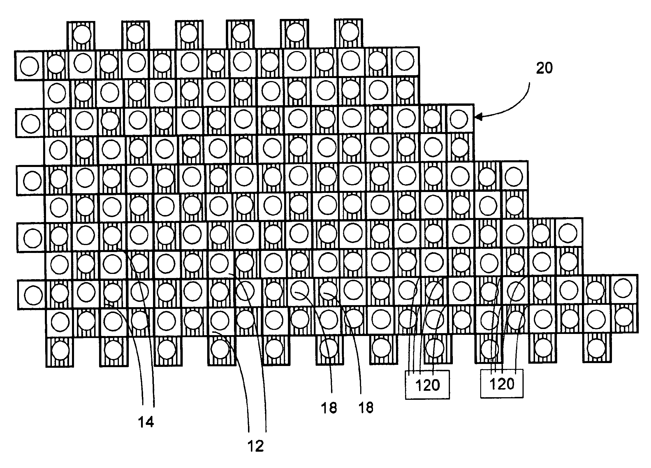 Puncture proof material with capture devices