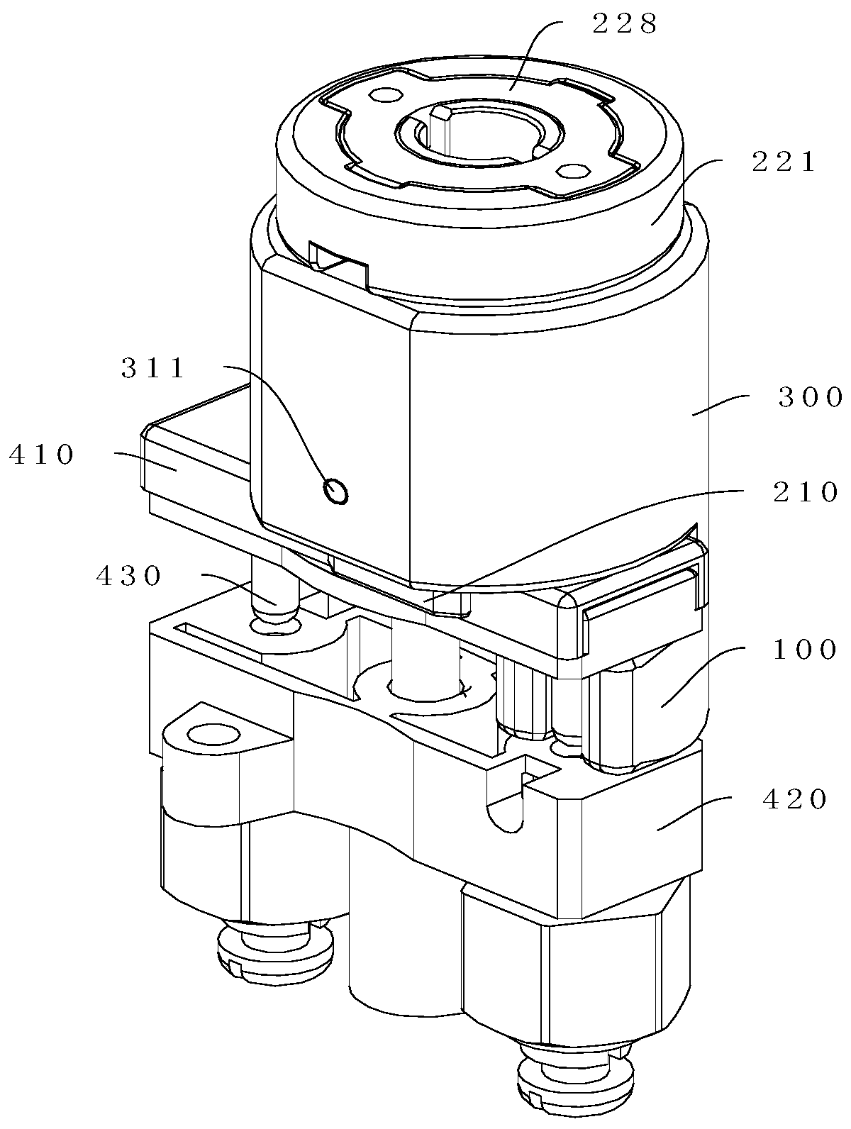 Pressure plate locking device