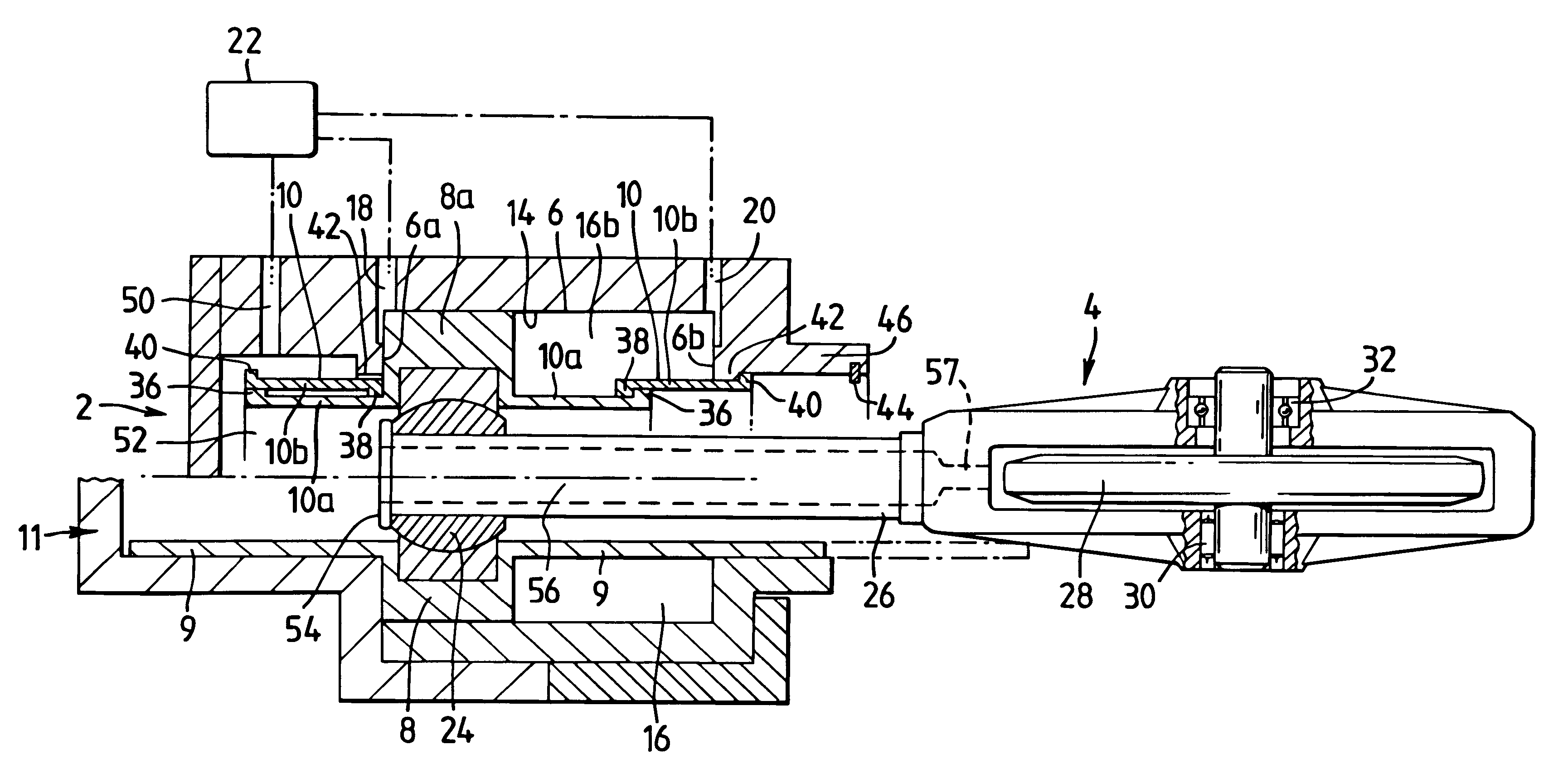 Roller control unit for a continuously-variable-ratio transmission