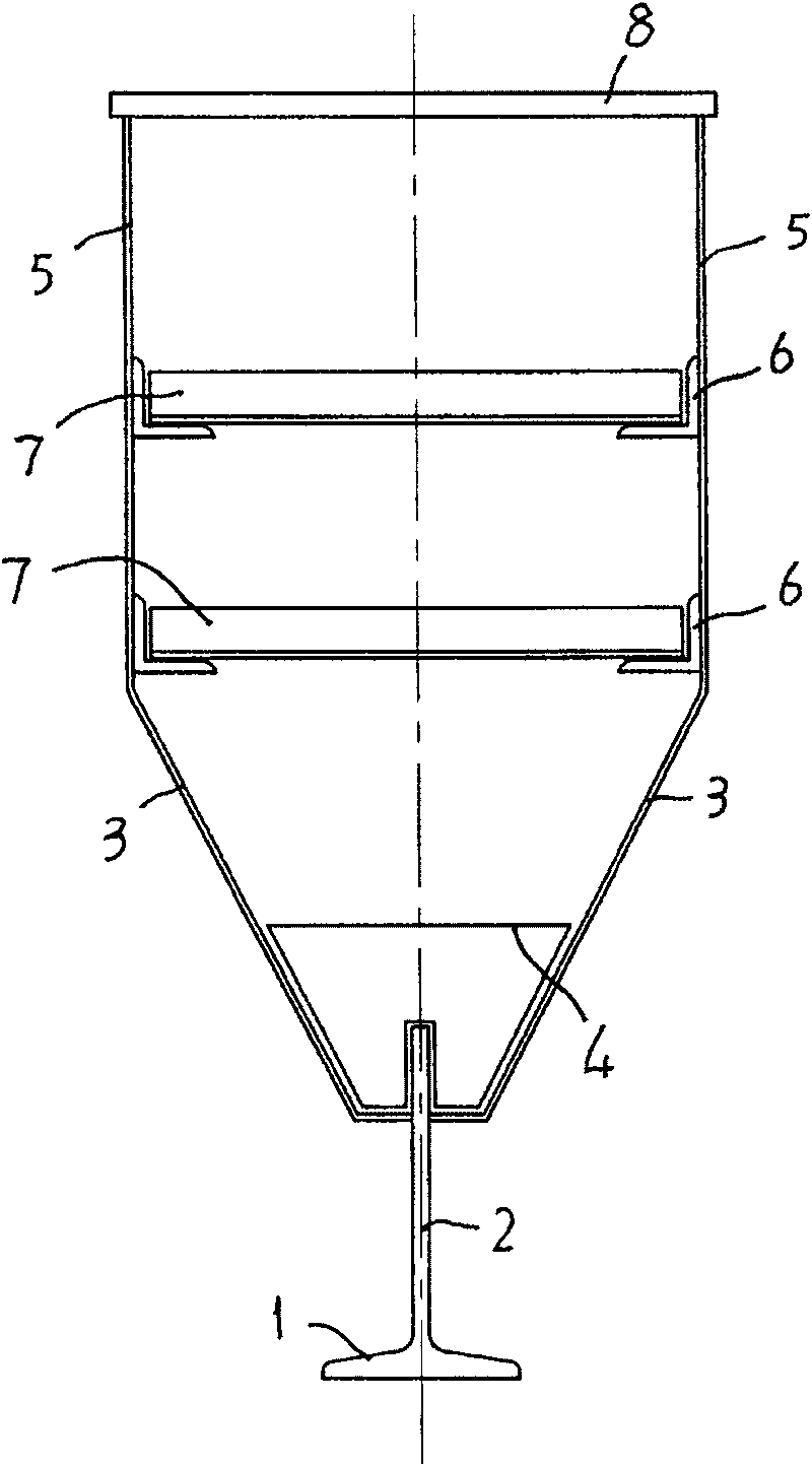 Single main beam member of hoisting equipment