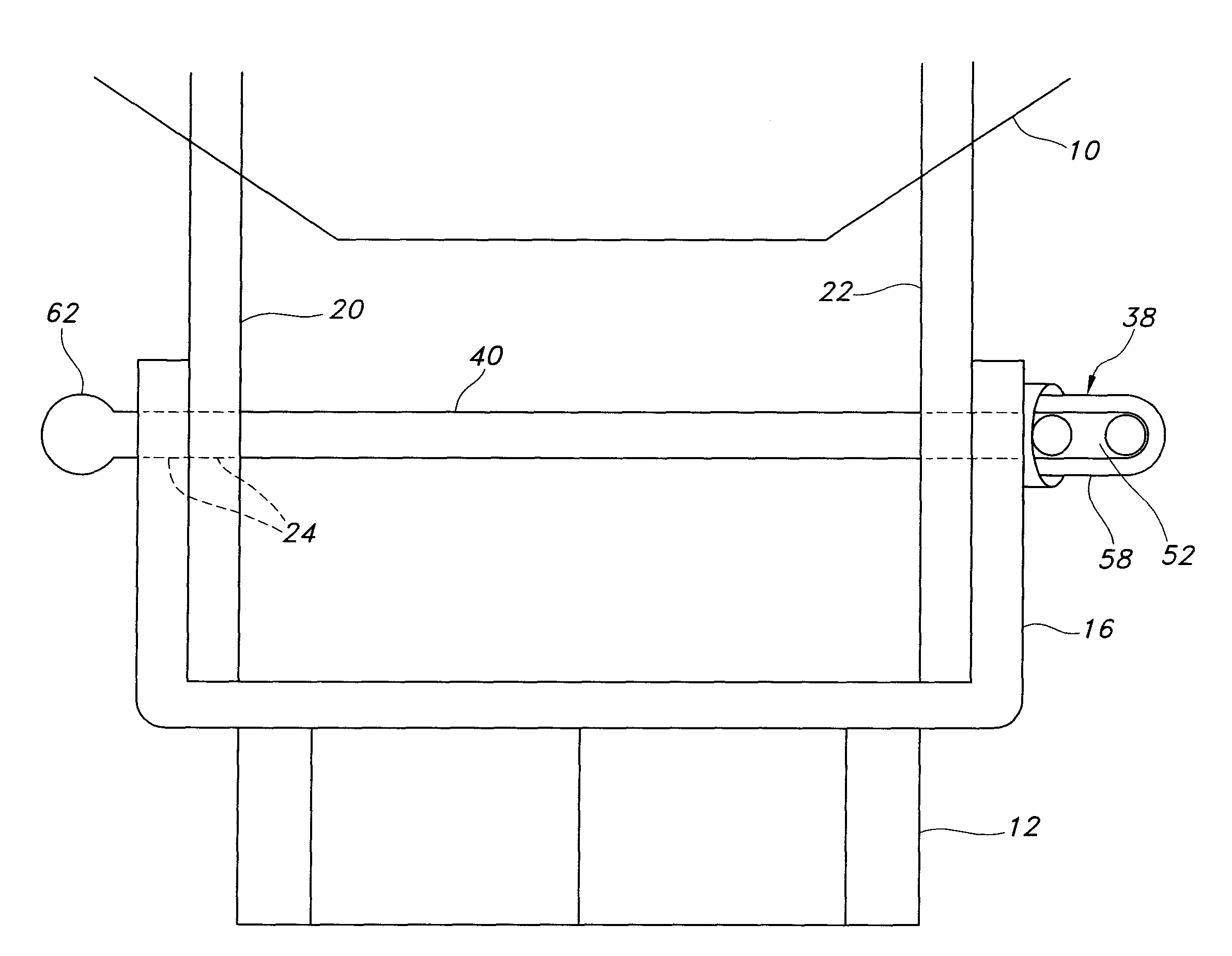 Arm connection for a structural member