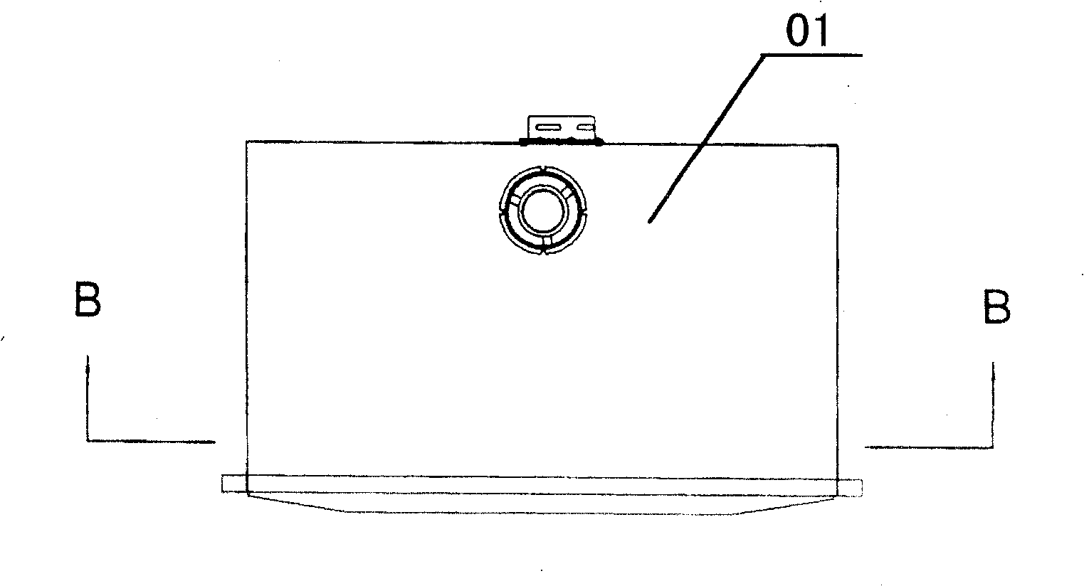 Gas firing wall stove with balanced forced air exhausting system