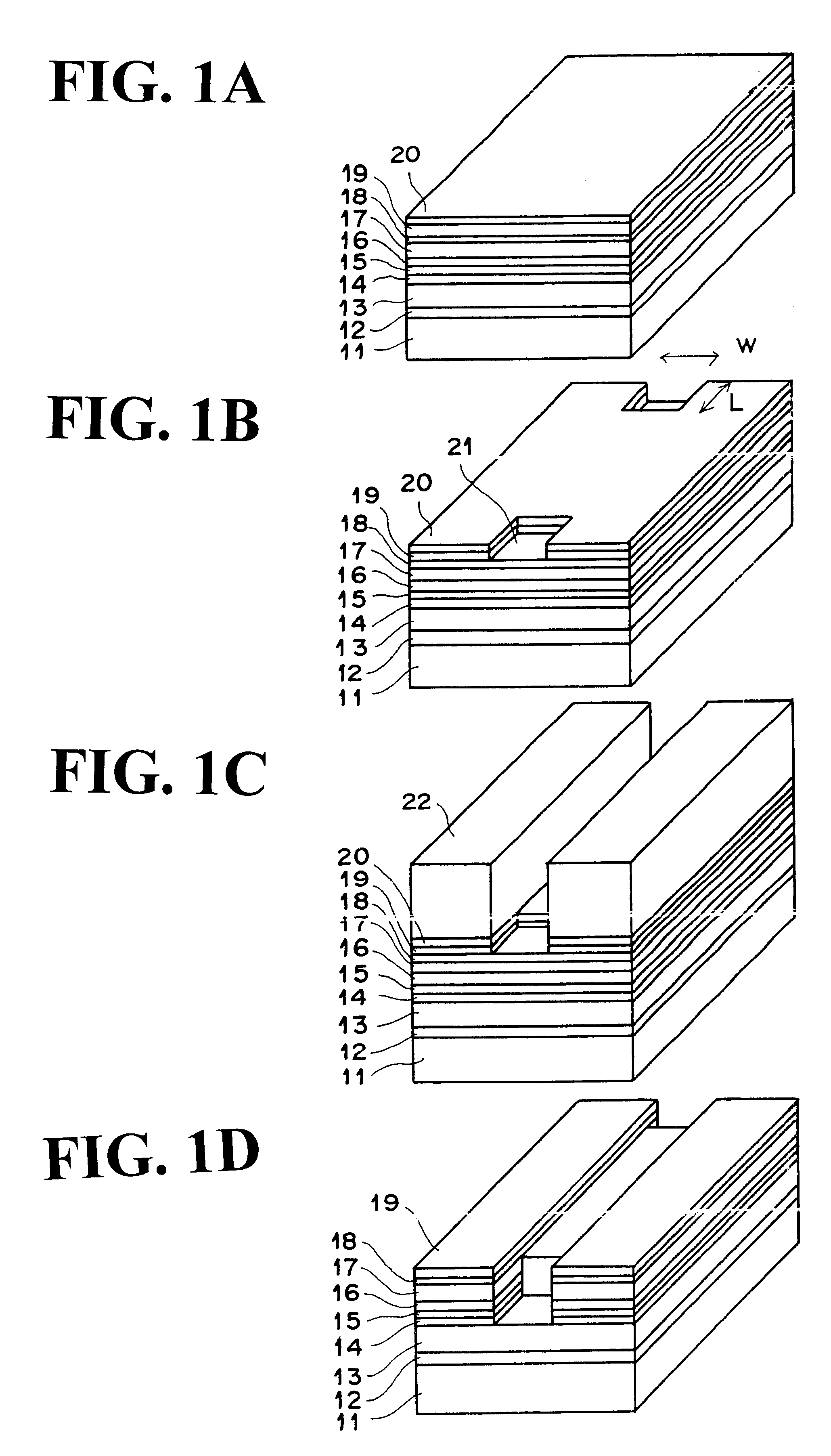 Semiconductor light emitting device in which near-edge portion is filled with doped regrowth layer, and dopant to regrowth layer is diffused into near-edge region of active layer