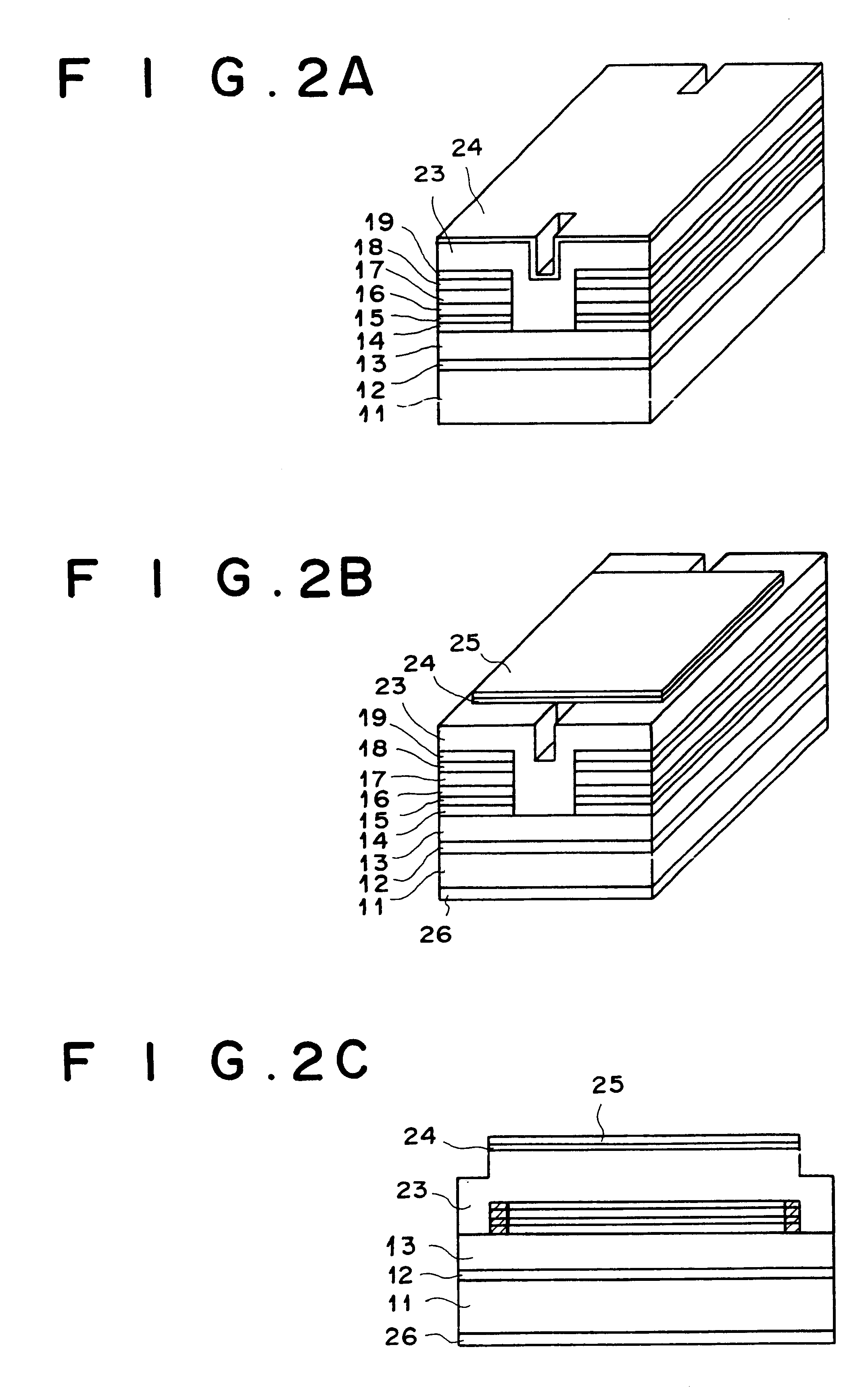 Semiconductor light emitting device in which near-edge portion is filled with doped regrowth layer, and dopant to regrowth layer is diffused into near-edge region of active layer
