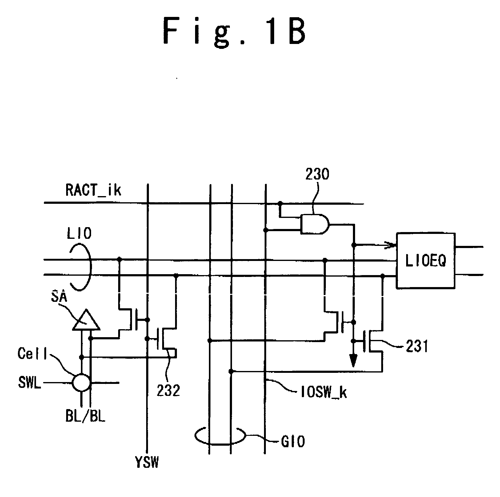 Semiconductor memory device with hierarchical I/O line architecture