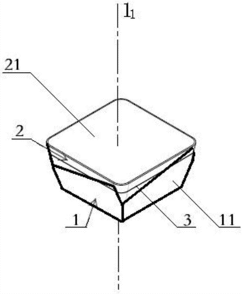 Indexable face milling blade and face milling tool bit using same