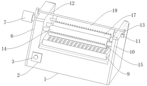 A radiator dust cleaning device for notebook computers