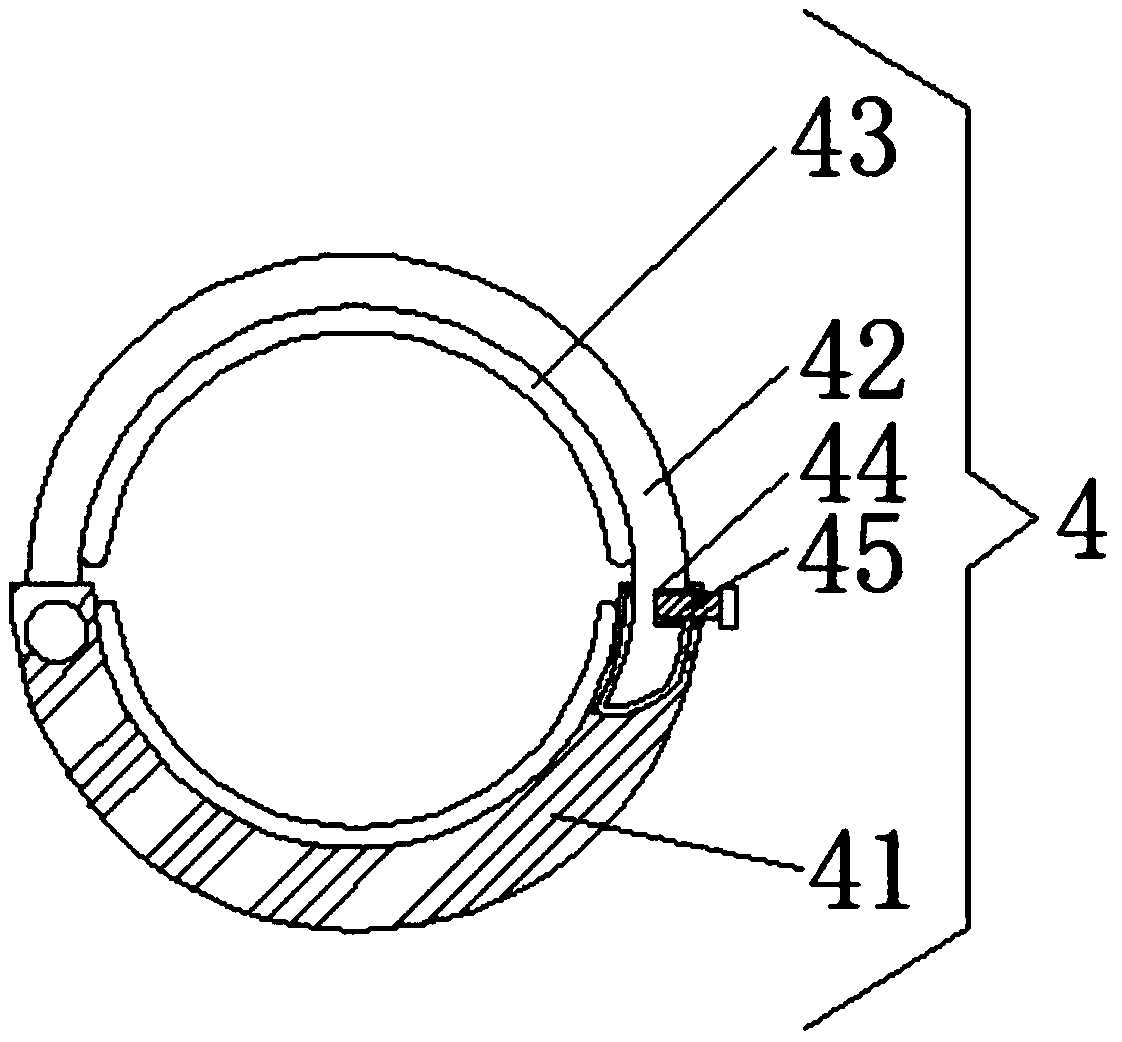 Contact surface limiting piece of optical fiber coupling module