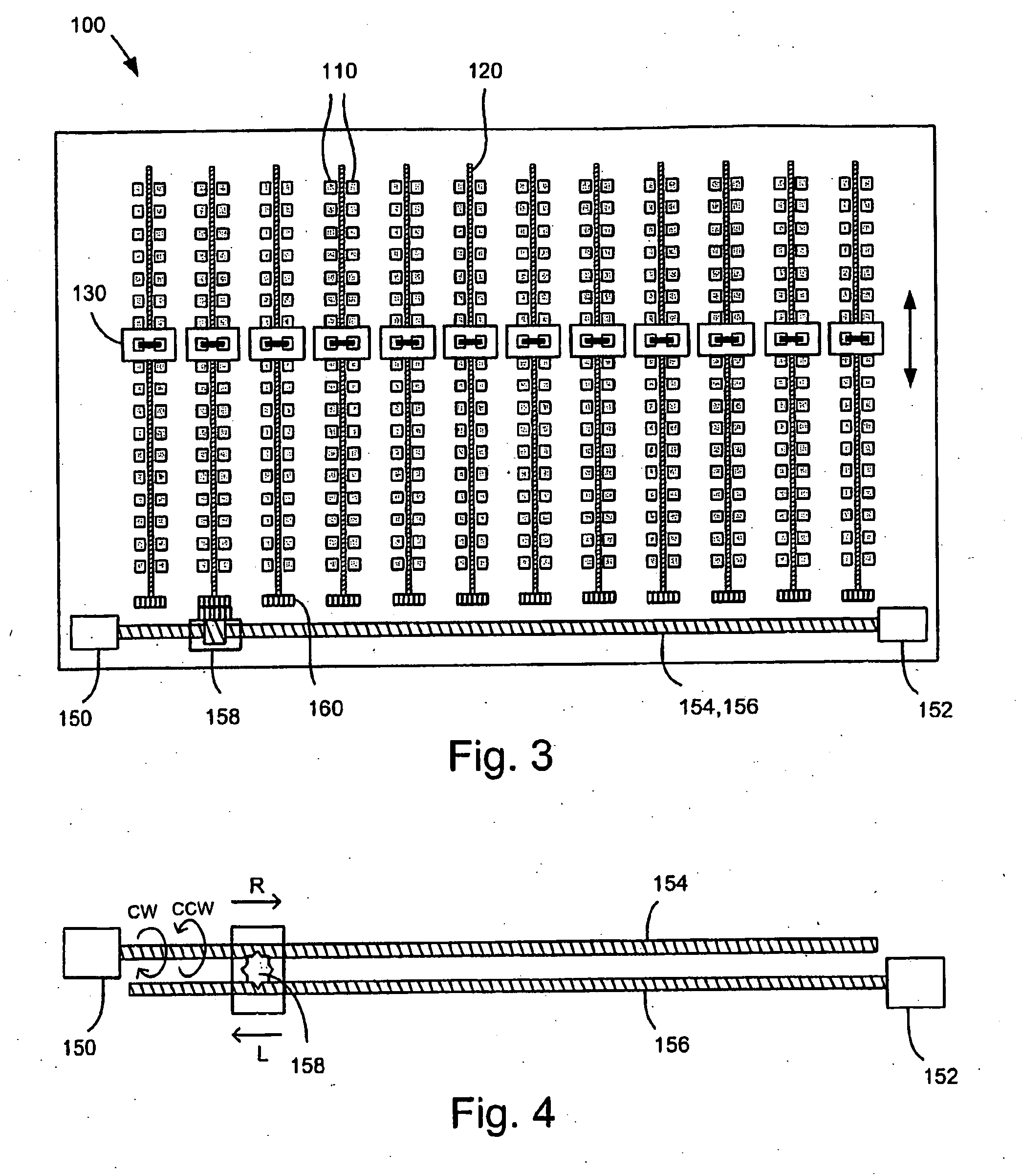 Drive and positioning method and system for automated switch matrix
