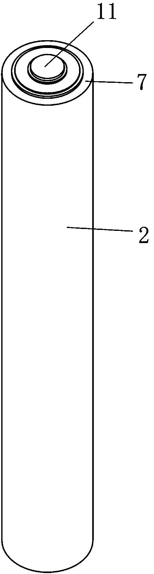 Wind power generation device based on piezoelectric principle and implementation method thereof