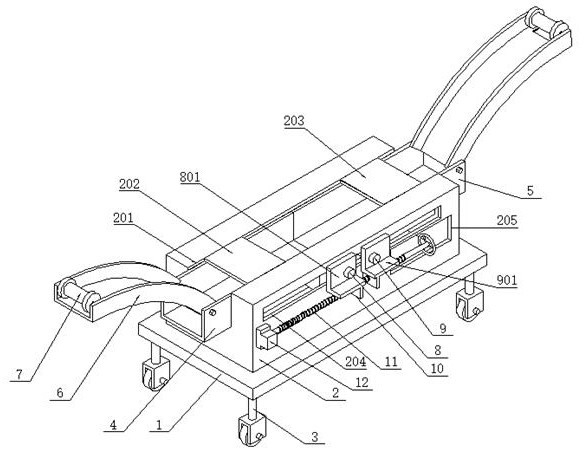 A device for preventing temporary cables from mopping the ground in construction projects