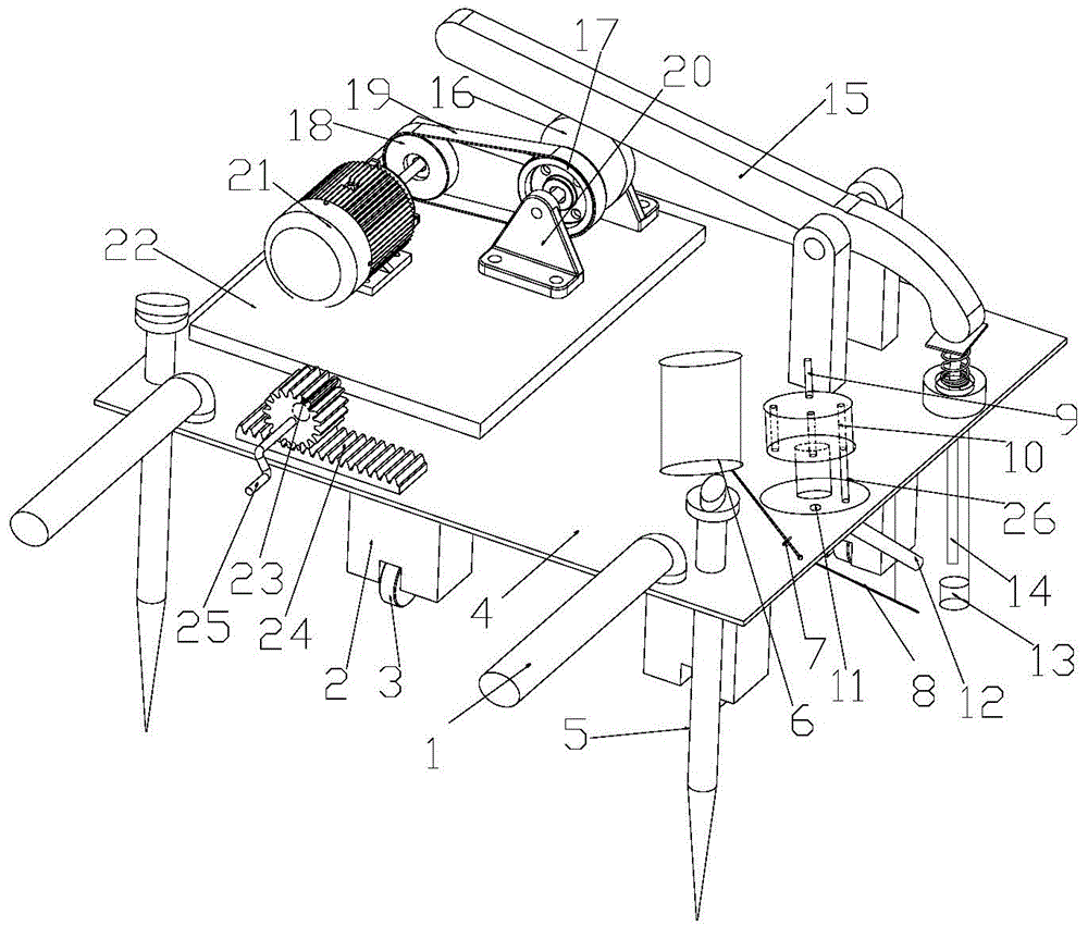 A multi-degree-of-freedom automatic piling device and piling method