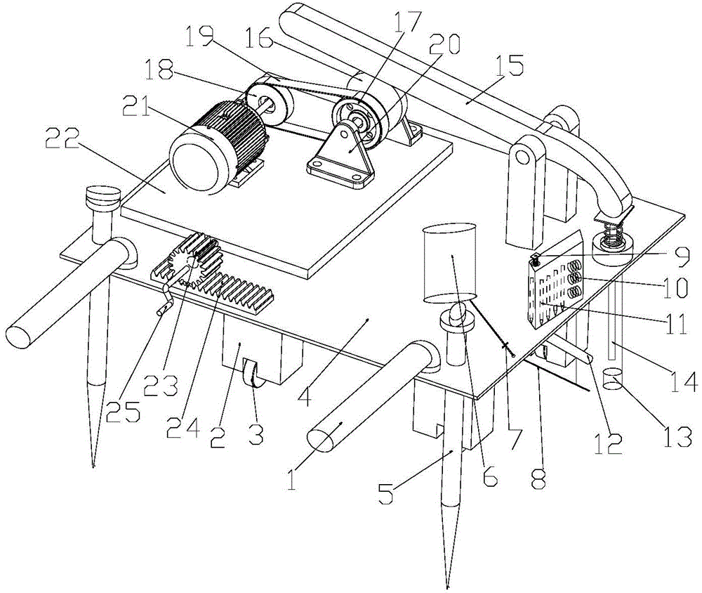 A multi-degree-of-freedom automatic piling device and piling method