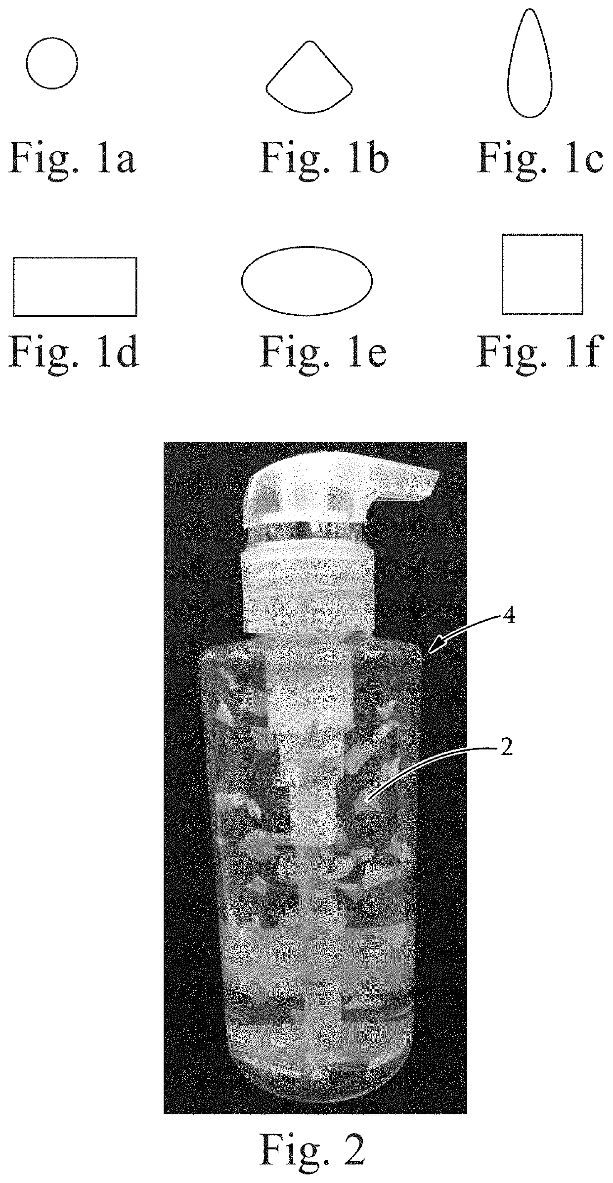 Shampoo composition comprising sheet-like microcapsules