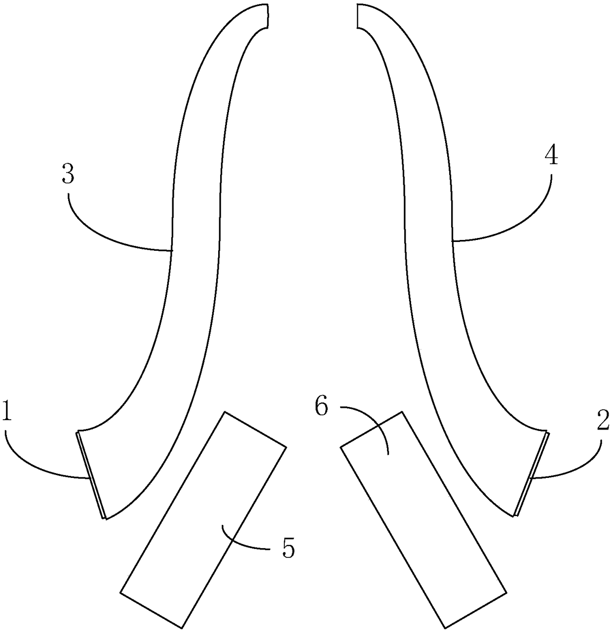 Clamping extender of clamp meter, clamp meter assembly and current measuring method