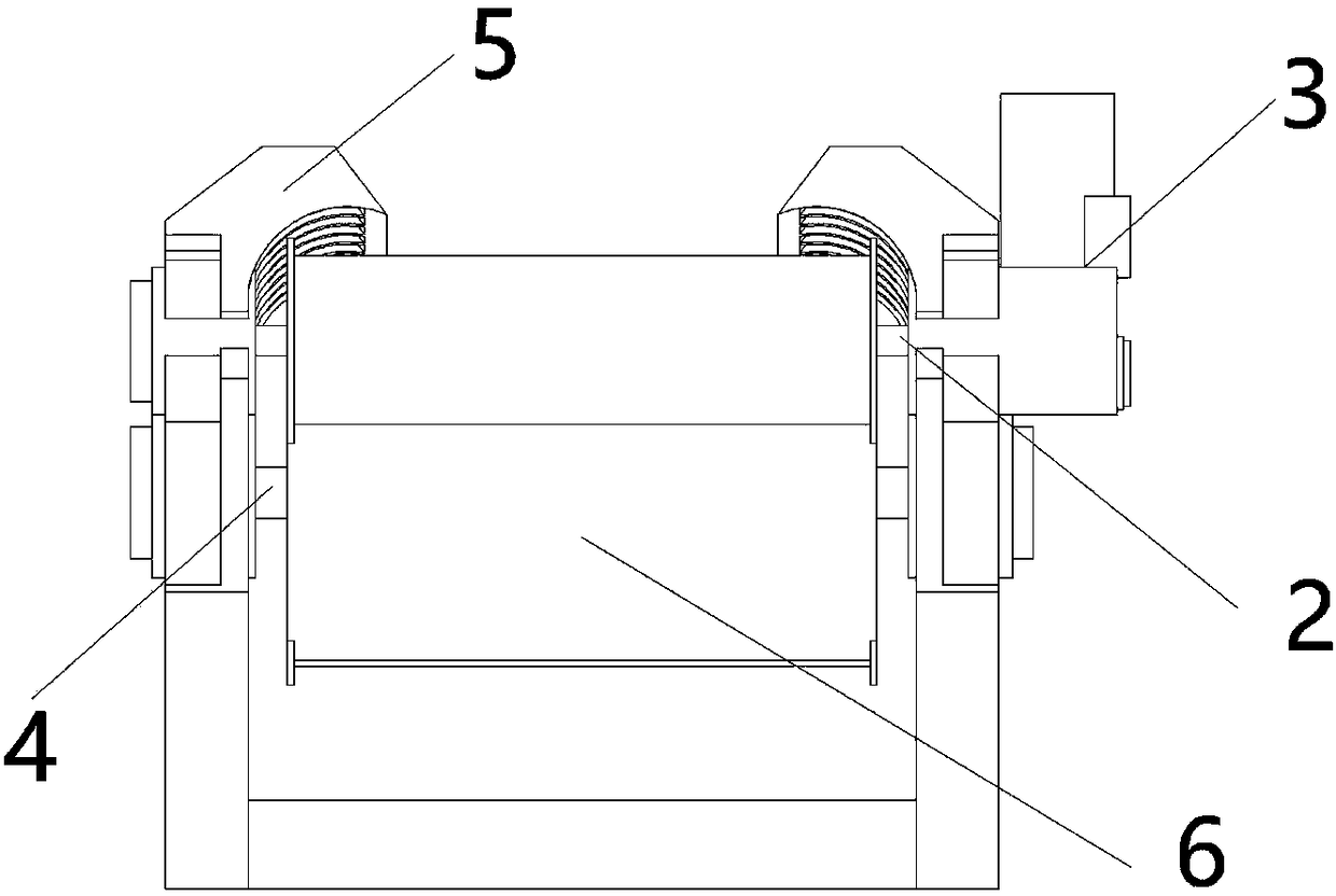 Drum-based high-intensity magnetic machine for steel slag and magnetic separation method