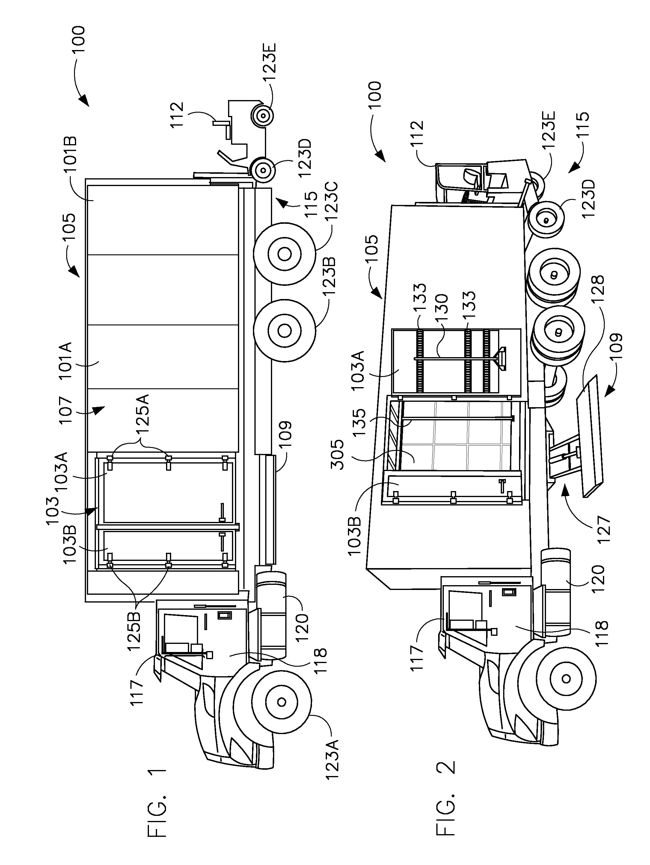 Method and system for transporting, loading, and unloading various types of goods