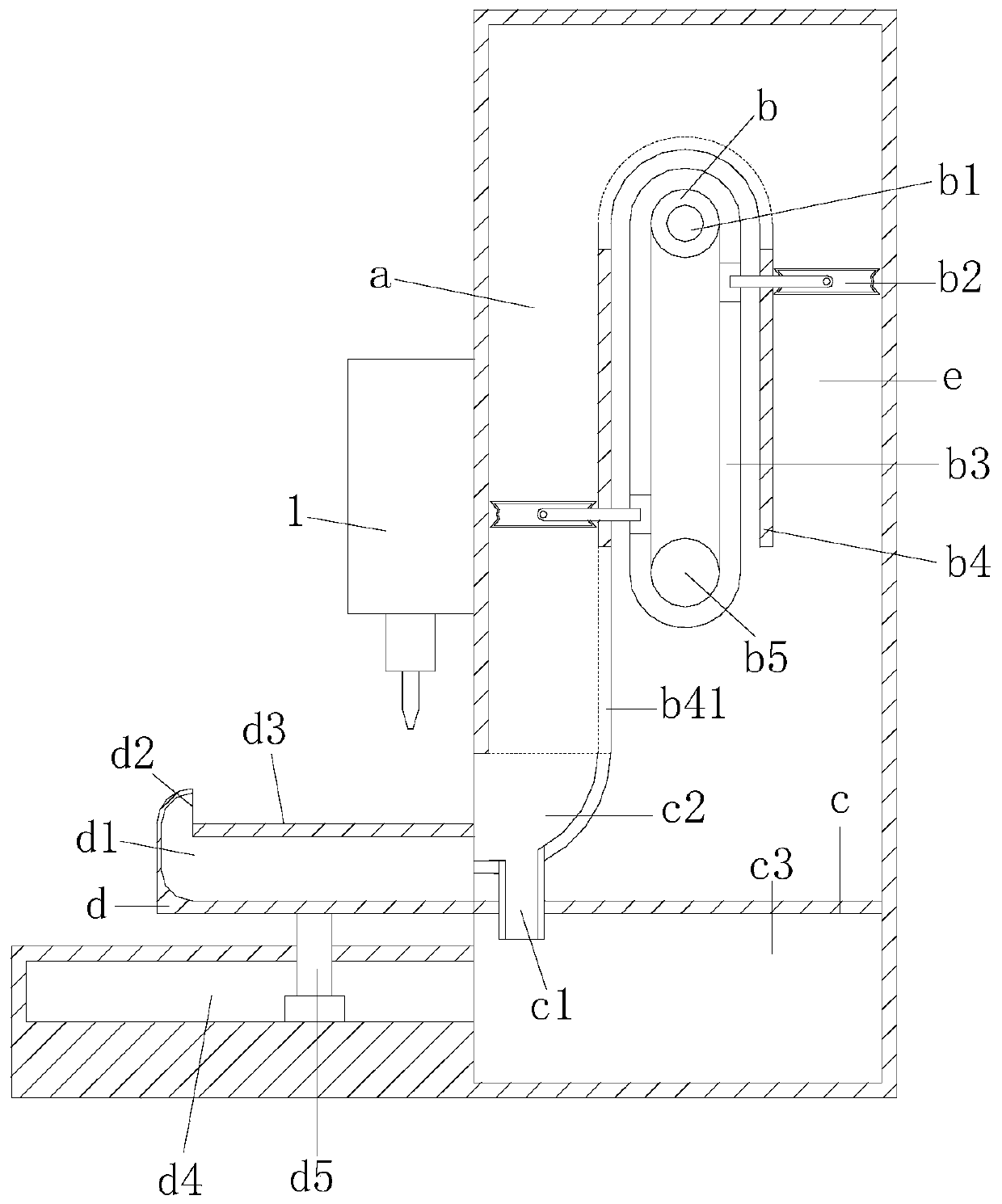 Drilling machine for integrated circuit board production