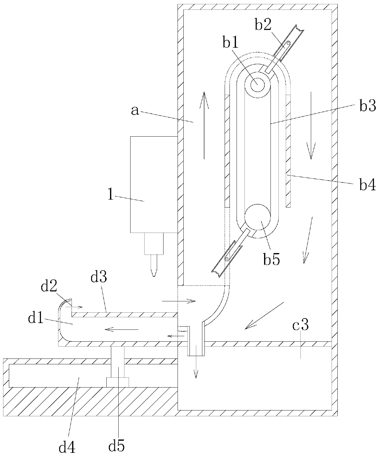 Drilling machine for integrated circuit board production