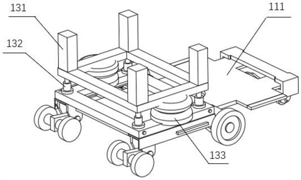 Medical shock absorption type adjustable cart