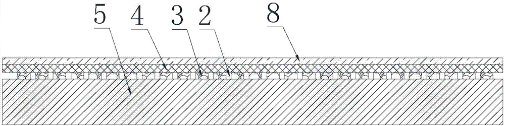 Gluing method facilitating plastic film or sheet adhesion exhaustion and application