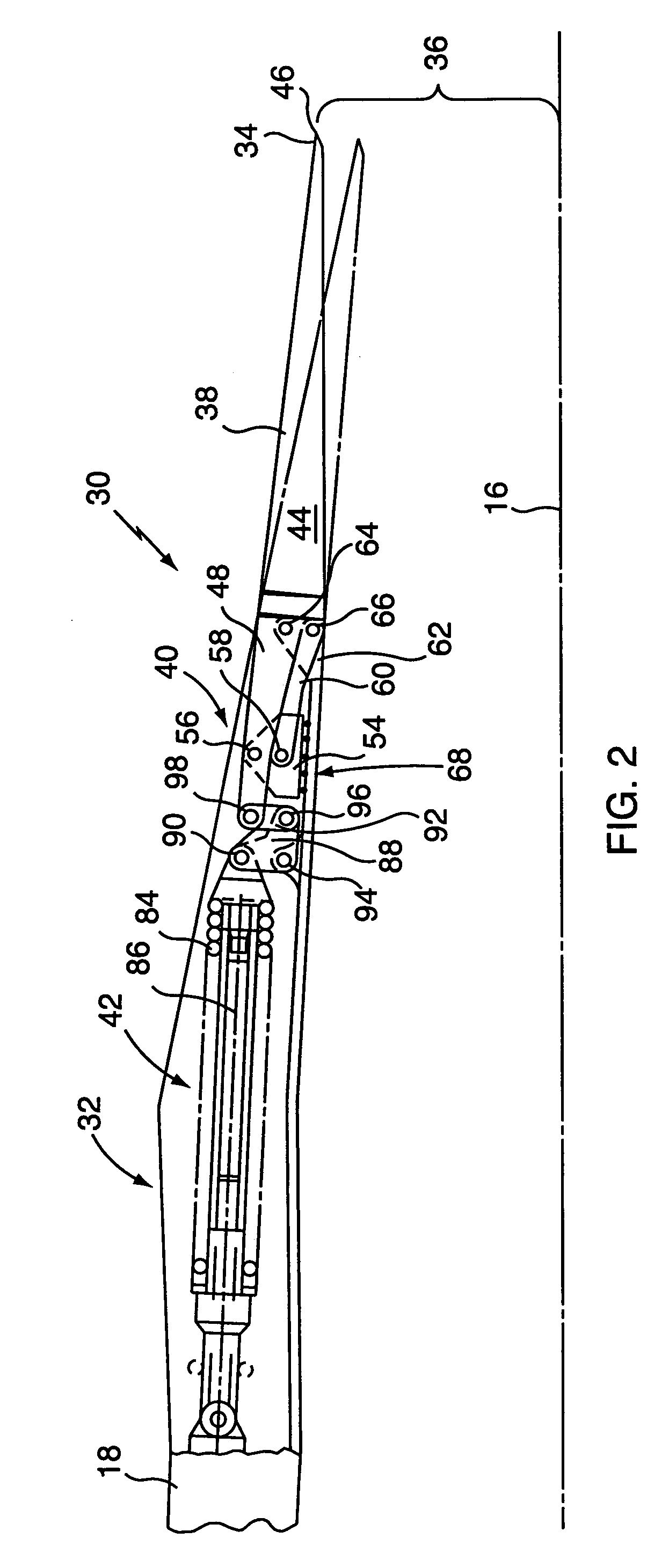 Variable area nozzle for gas turbine engines driven by shape memory alloy actuators