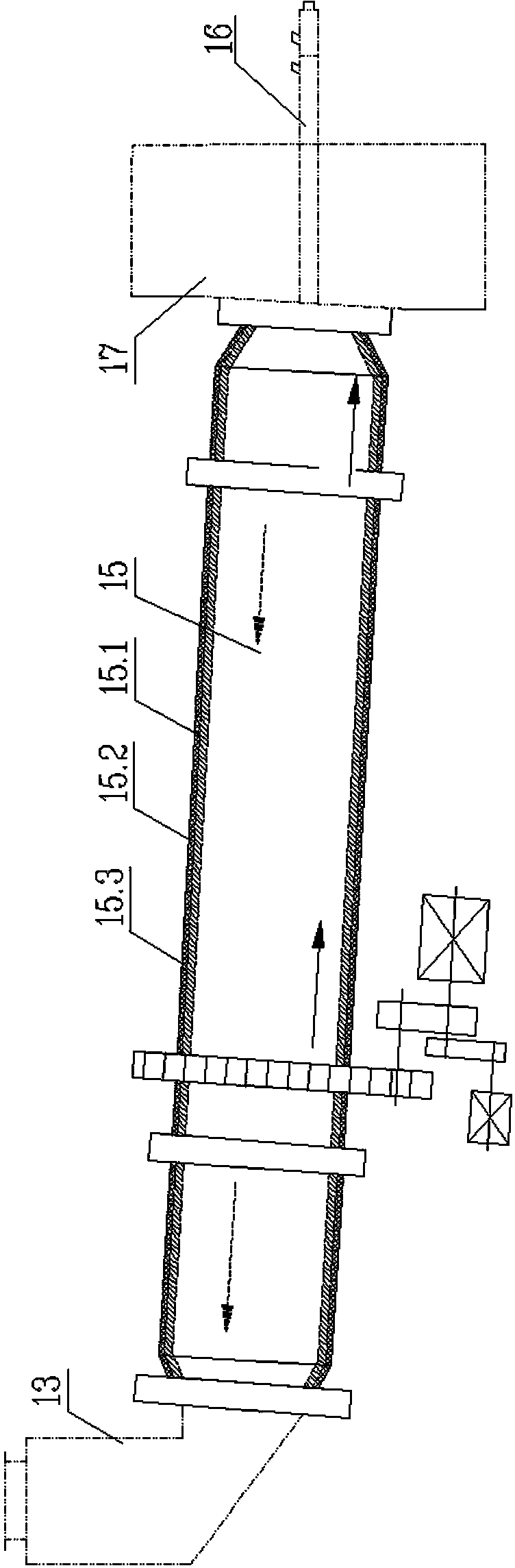 Energy-conservation and emission-reduction type active lime calcination method and apparatus