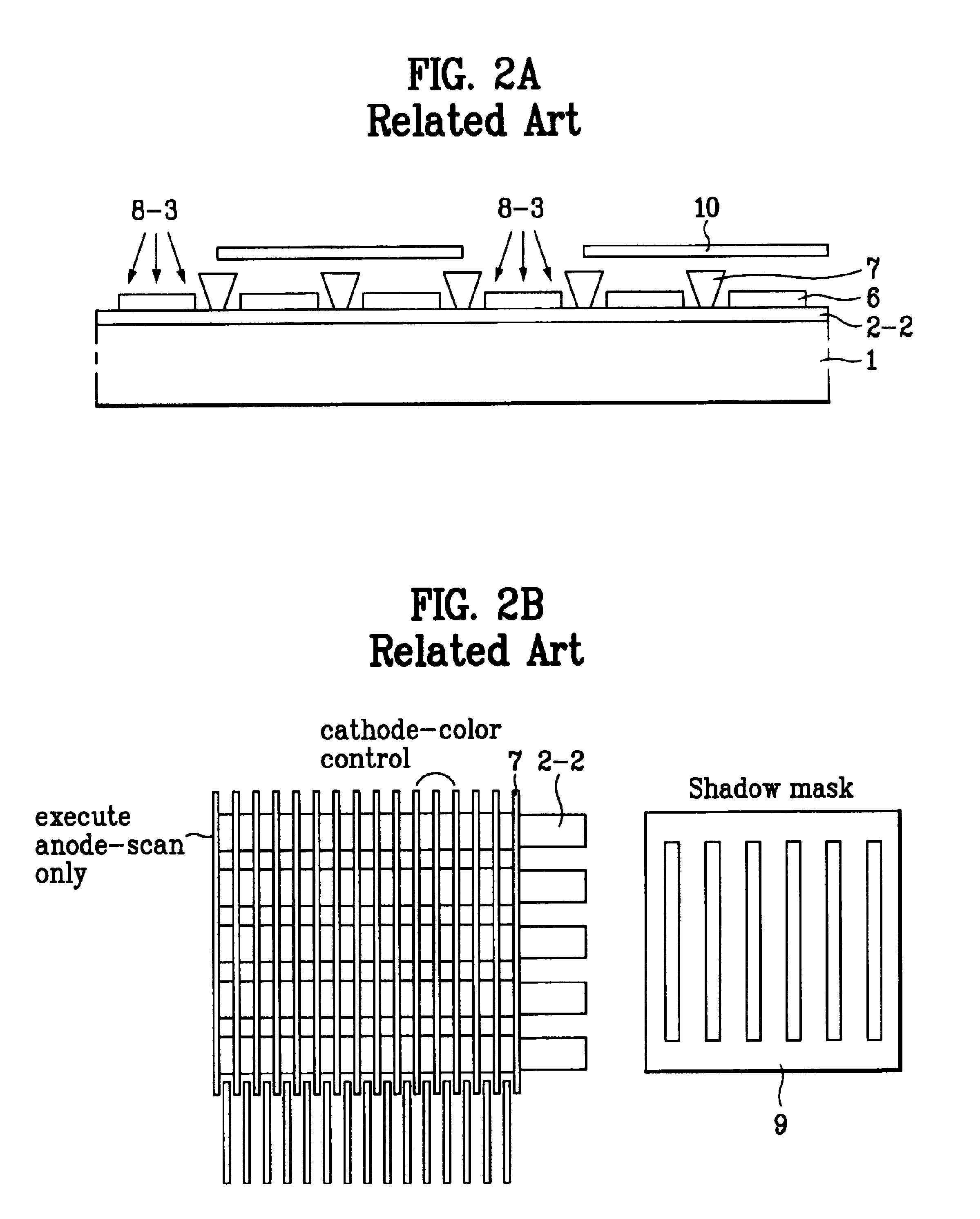 Full color organic EL display panel, manufacturing method thereof and driving circuit thereof