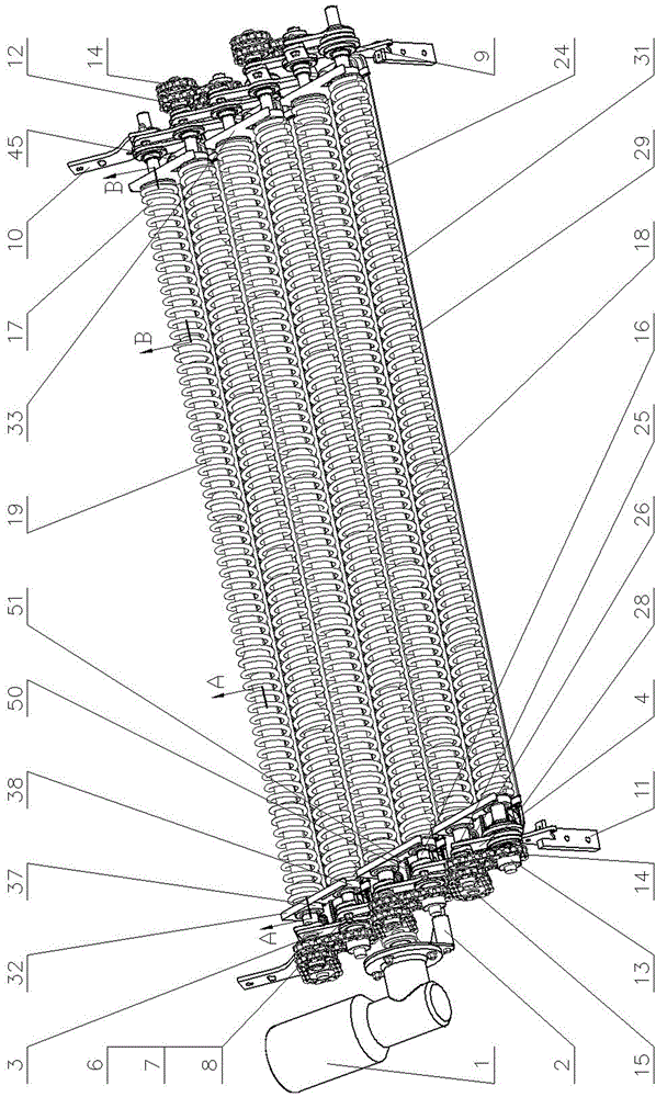 Sorting device provided with impurity-clearing mechanisms used for potato cleaning and sorting machine