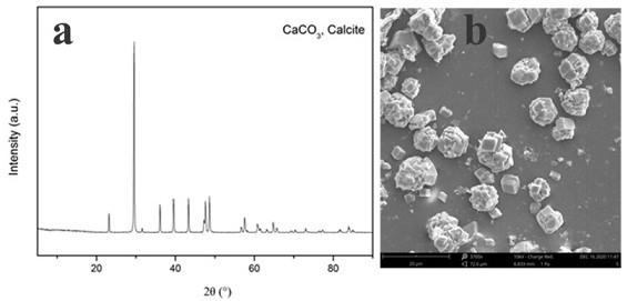 Method for preparing nanometer calcium carbonate from calcium-containing solid waste residues and waste acid