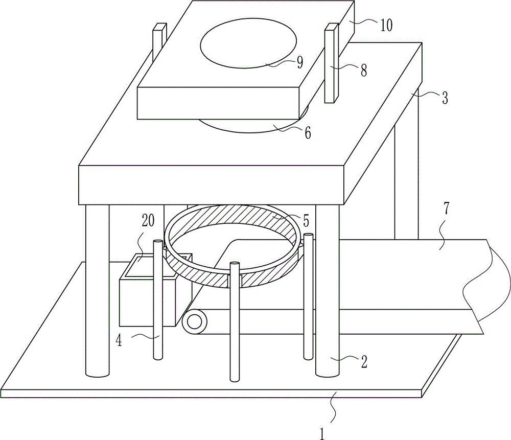 Plastic pipe cutting device capable of screening plastic pipes of proper lengths