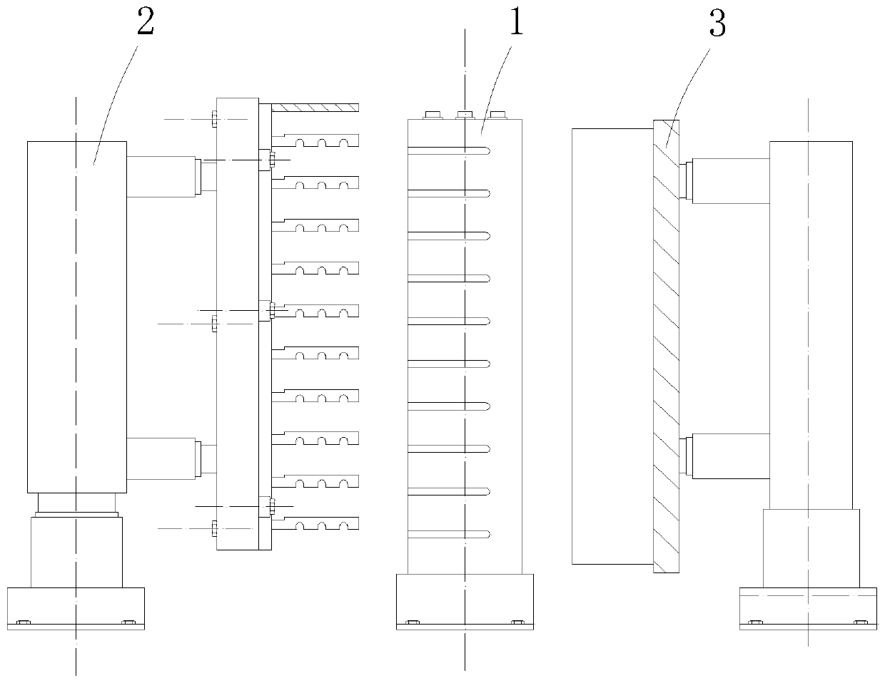 Molding equipment for high-rise building prefabricated wallboard part and machining method of molding equipment