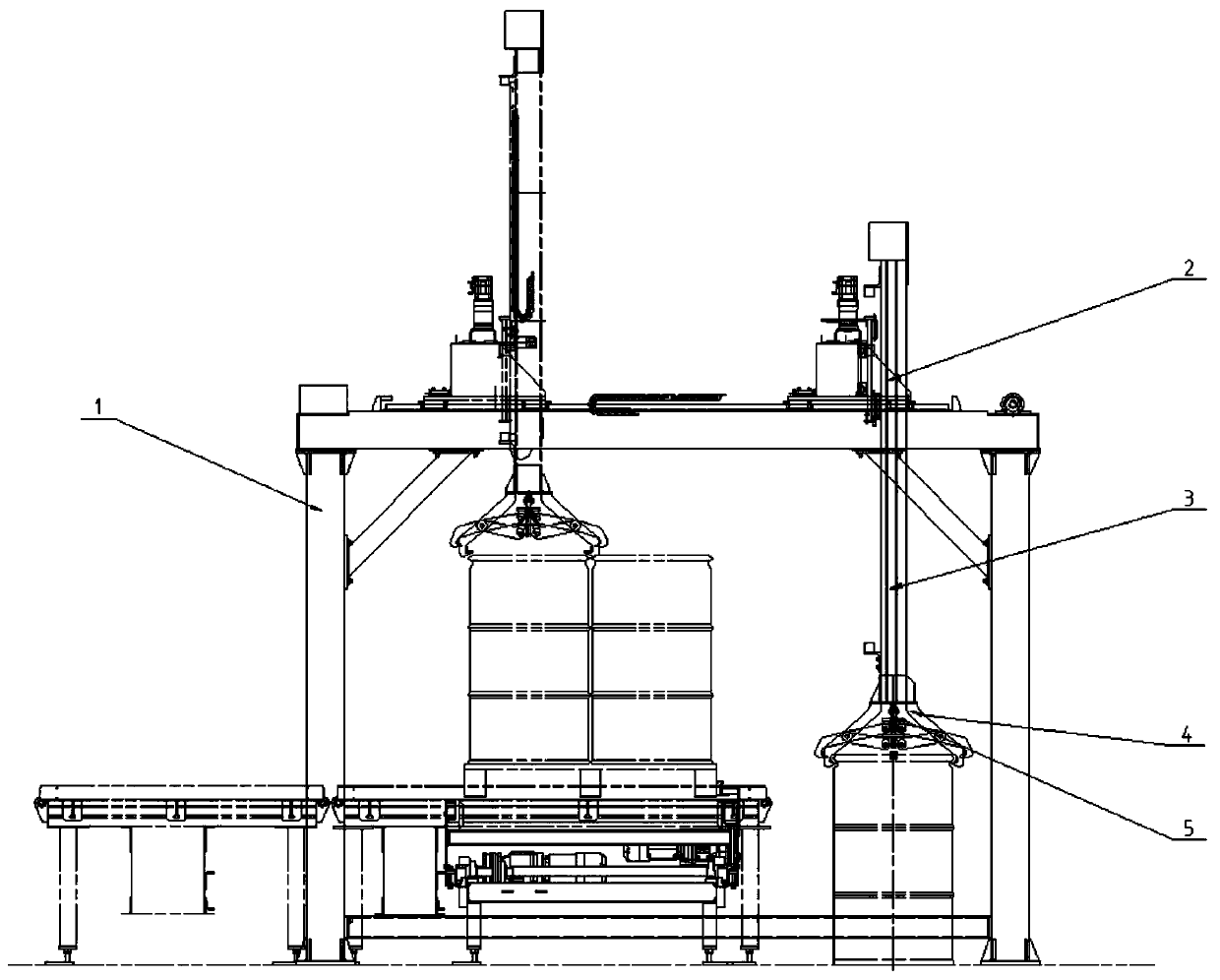 Cylinder stacking system