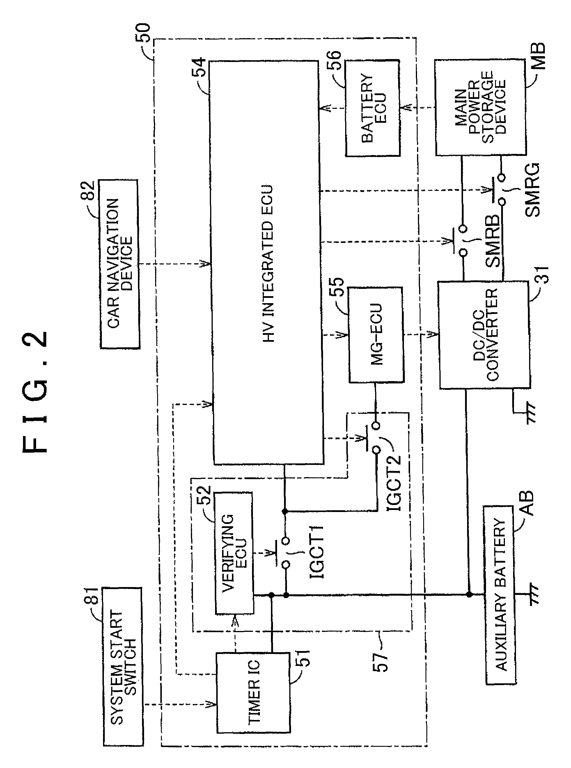 Power source system for vehicle, vehicle, and vehicle control method