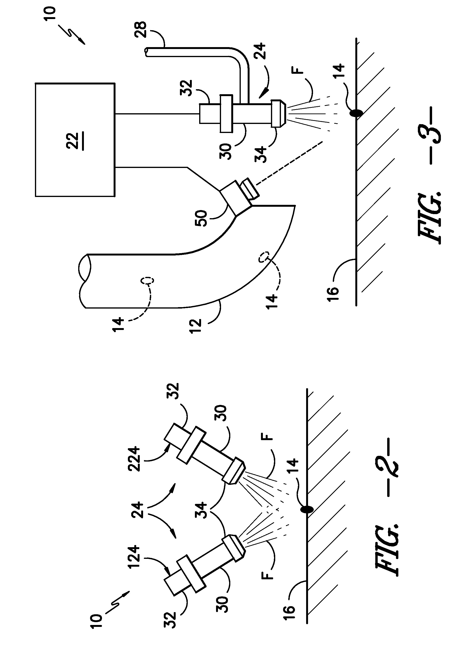 System for Spraying Plants and/or Plant Precursors